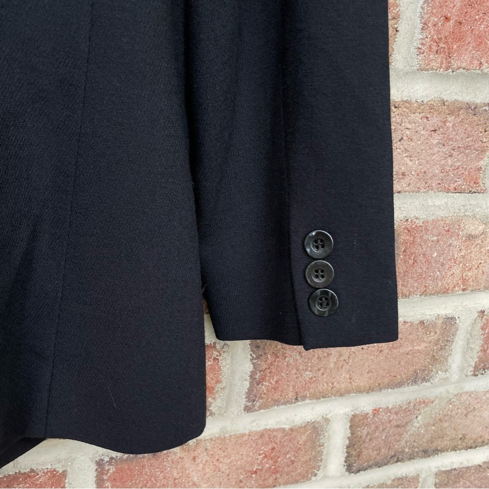 Liz Claiborne black Light Italian Wool Blazer Jacket Women 10P NWT - Picture 8 of 14